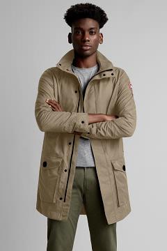 Chamarras Canada Goose Hombre México - Crew Trench Rompevientos KM7160425